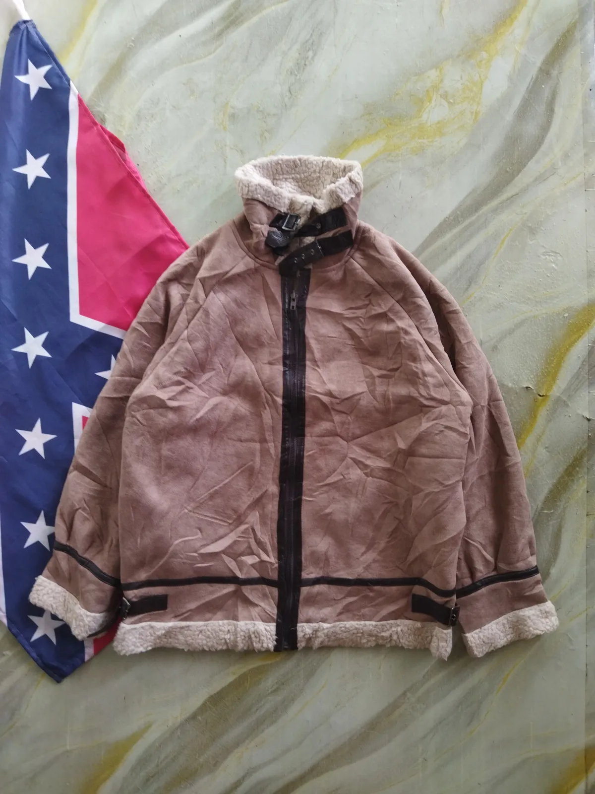 B3 FAUX SUEDE JACKET