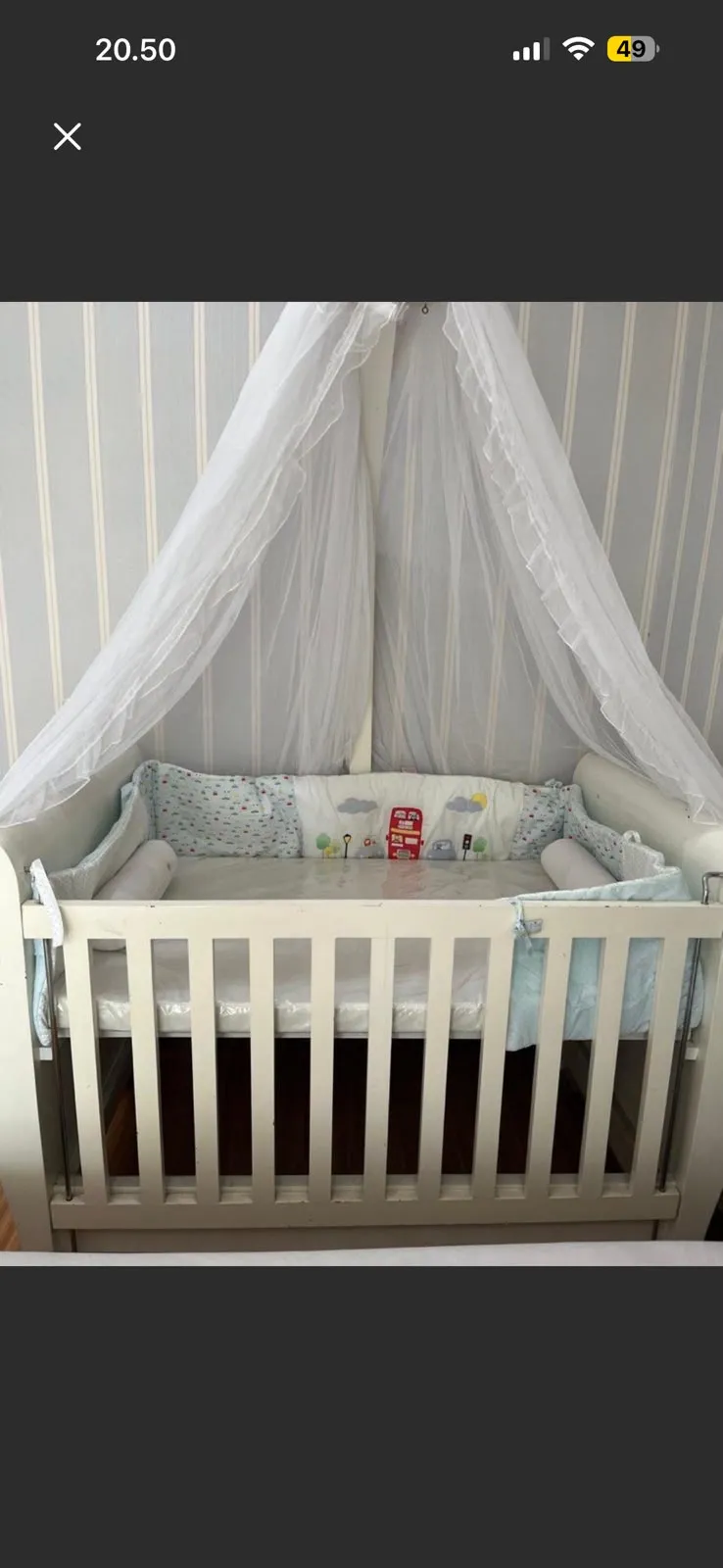 For sale: baby box size 90 cm x 70 cm