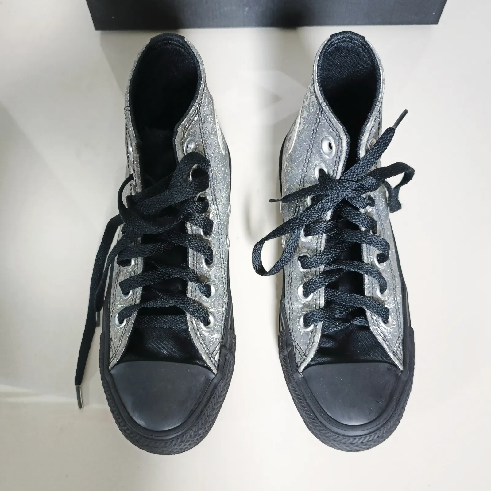 Converse CTAS HI black silver