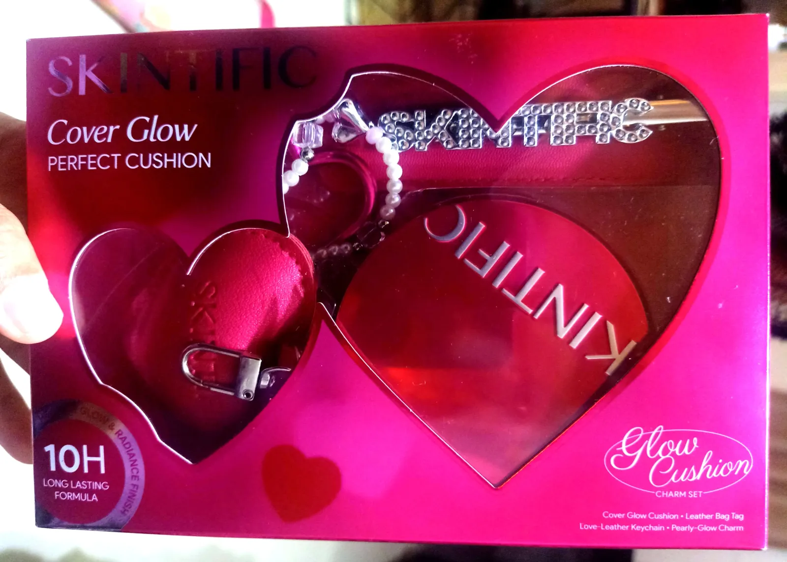 Skintific cover glow cushion pink - Gift Edition - Beige
