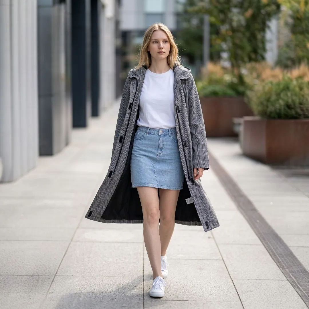 WOMEN'S LONG COAT HOODIE LD 120 CM