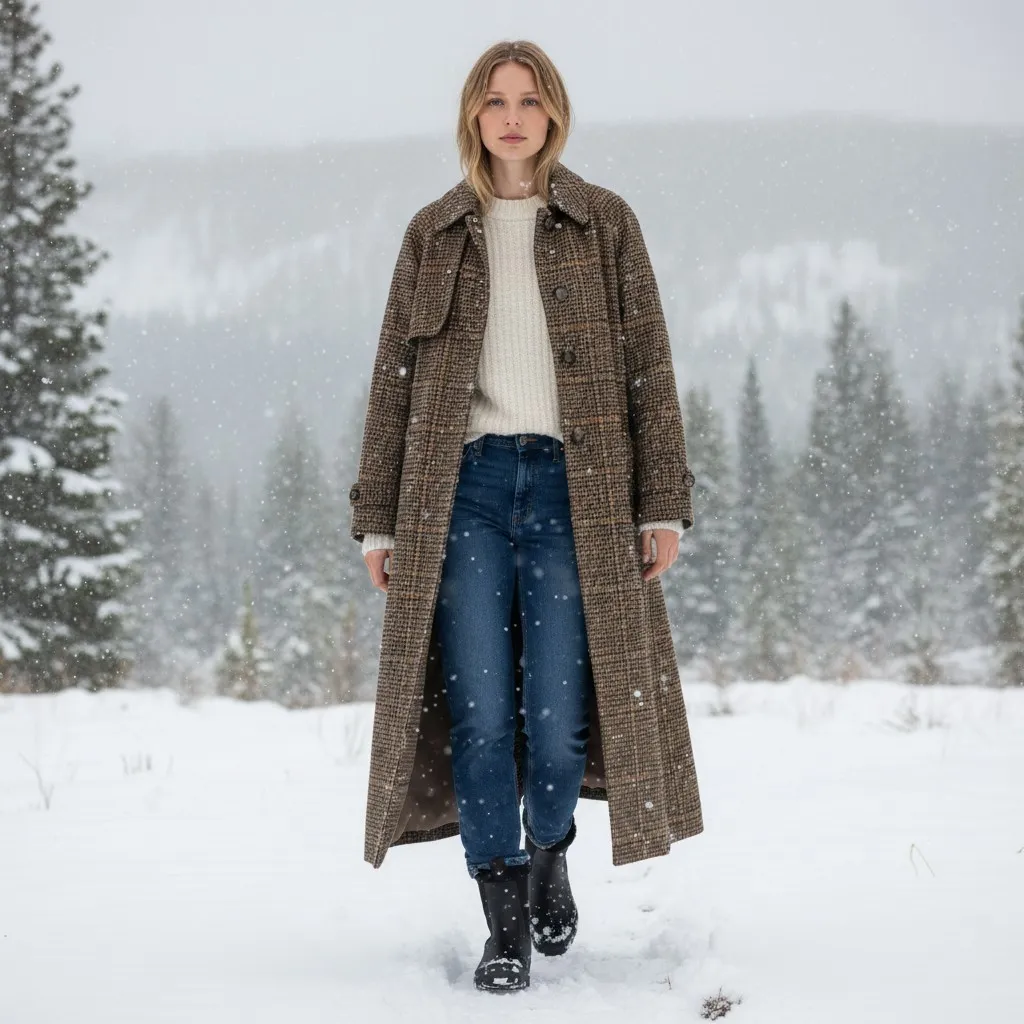 LOOSE LONG COAT WOMEN LD 108 CM
